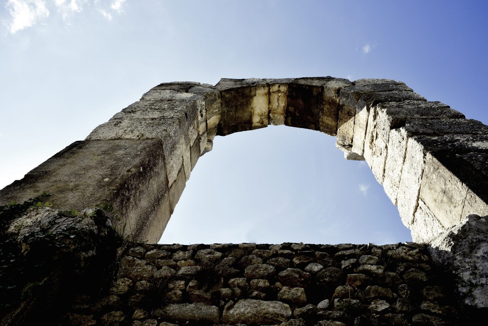 The Arch of San Damiano on the Via Flaminia at Carsulae