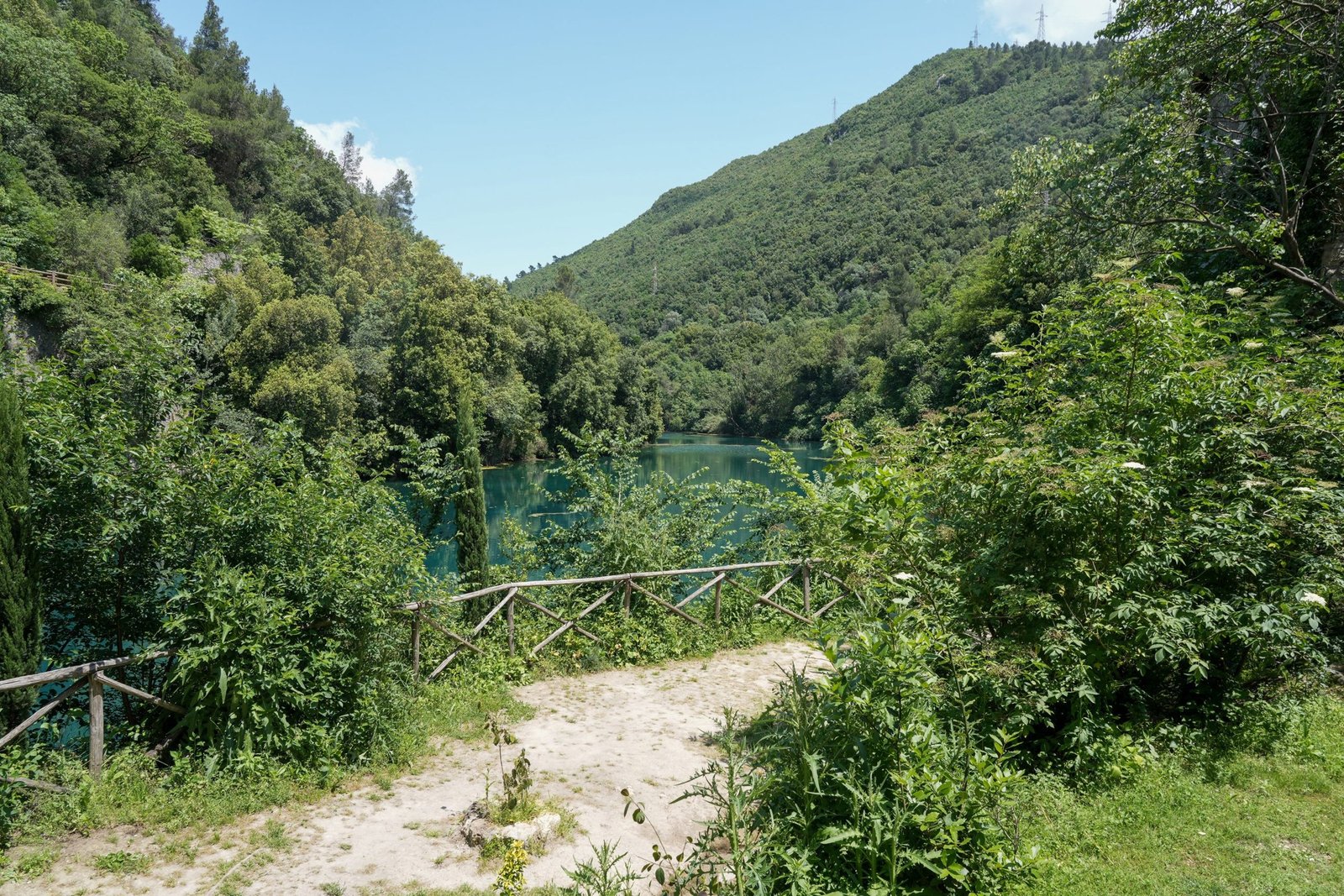 The Nera gorge below Collestatte, the valley Rome re-engineered